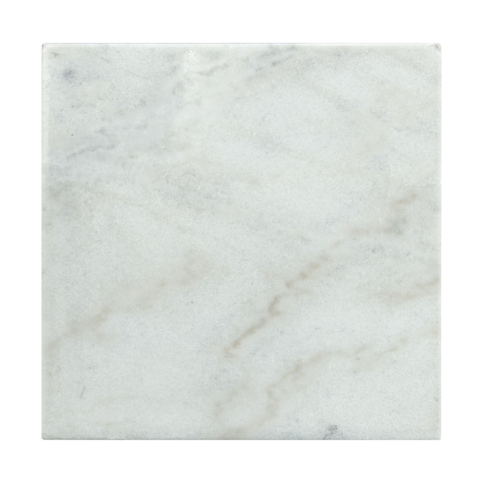 Morris 2PC Occasional Marble Table Set in White