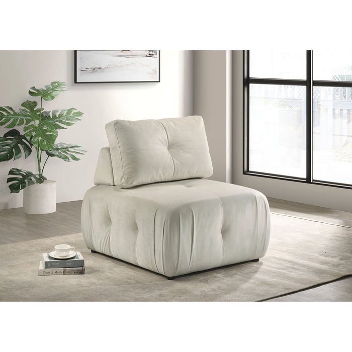 Nahla Modular Chair in Marine Cream - Maxx Save 