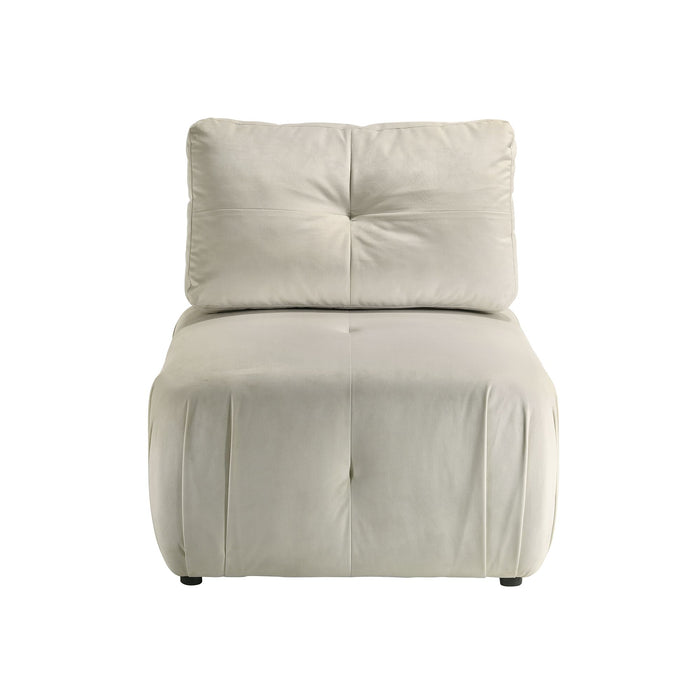 Nahla Modular Chair in Marine Cream - Maxx Save 
