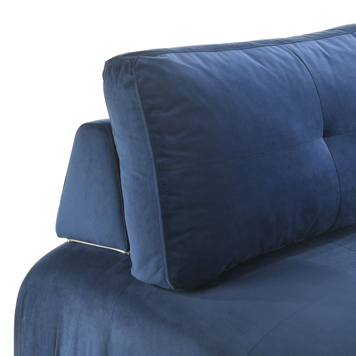 Nahla Modular Chair in Marine Dark Blue - Maxx Save 