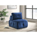 Nahla Modular Chair in Marine Dark Blue - Maxx Save 