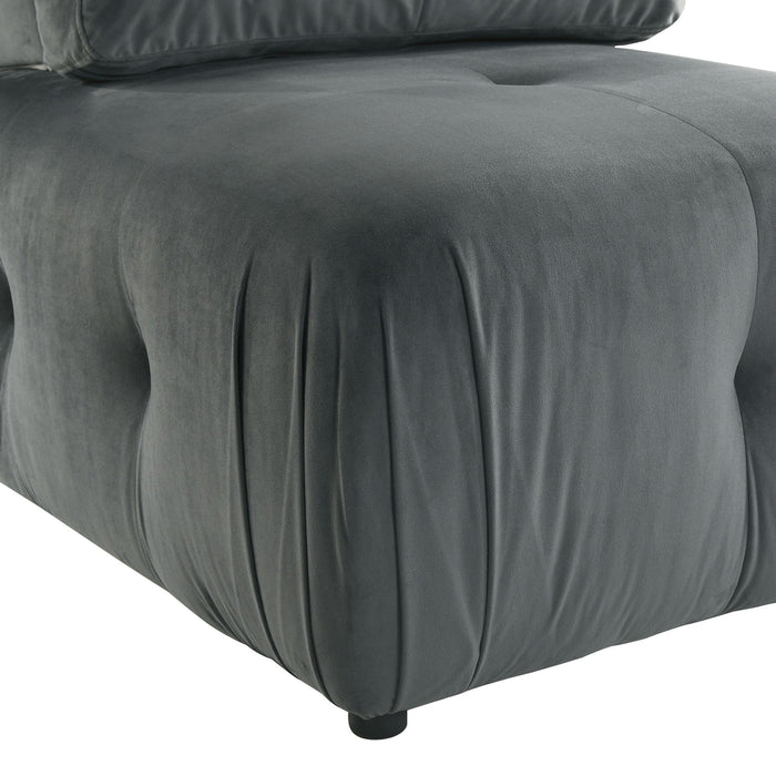 Nahla Modular Chair in Marine Light Grey - Maxx Save 