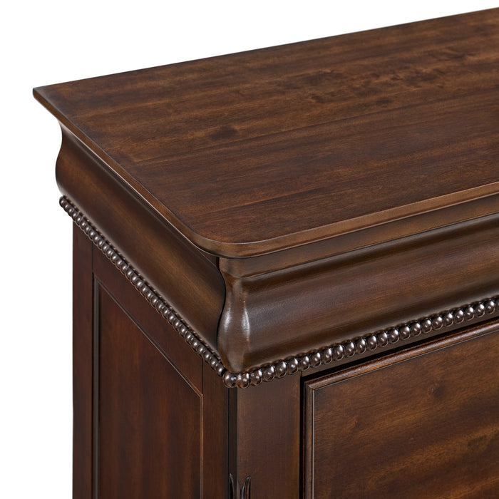 Northridge 6-Drawer Chest in Cherry - Maxx Save 