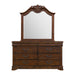 Northridge Dresser & Mirror Set in Cherry - Maxx Save 