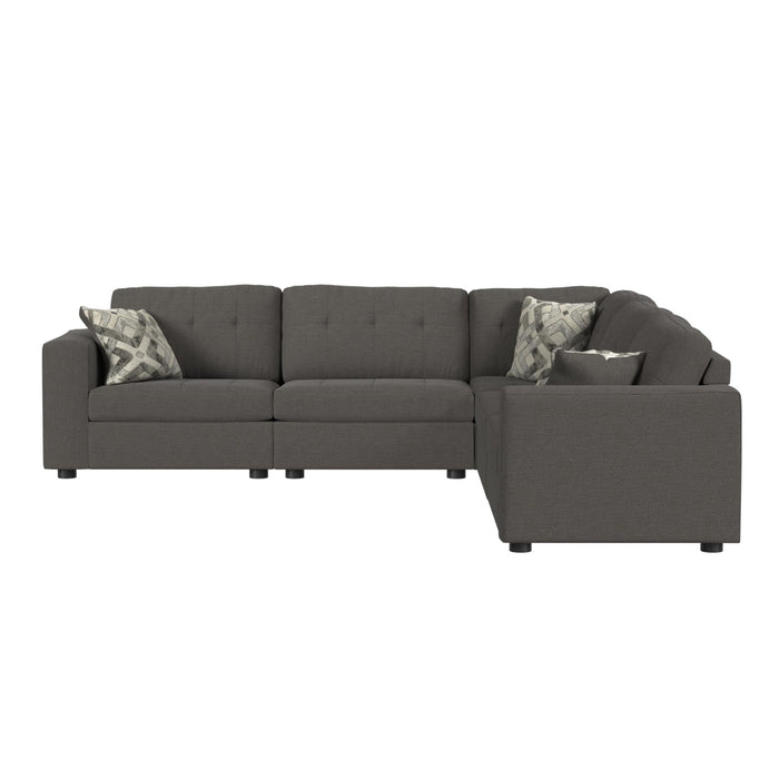 Options One RHF Chair in Palmer Plus Ash with 1 Pillow 20"ÔøΩ - Maxx Save 