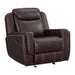 Panther 3PC Living Room Set in Neono Brown-Sofa, Loveseat & Recliner - Maxx Save 