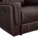 Panther Motion Loveseat with Console in Neono Brown - Maxx Save 