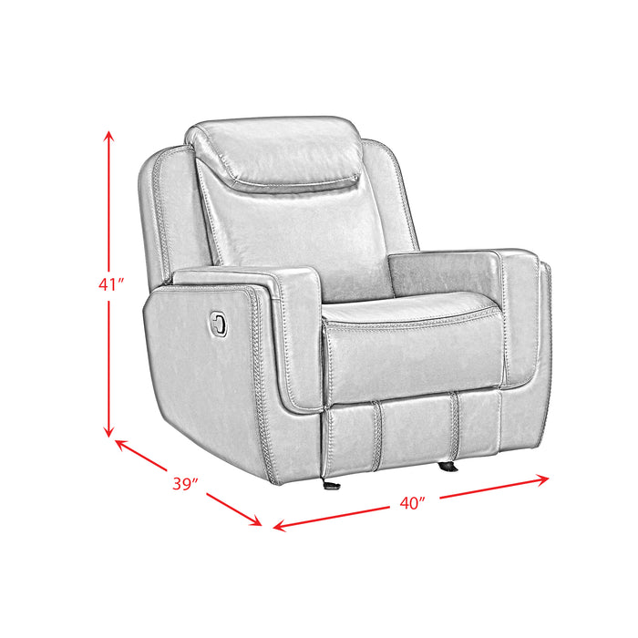 Panther 3PC Living Room Set in Neono Brown-Sofa, Loveseat & Recliner - Maxx Save 