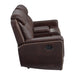 Panther Motion Loveseat with Console in Neono Brown - Maxx Save 