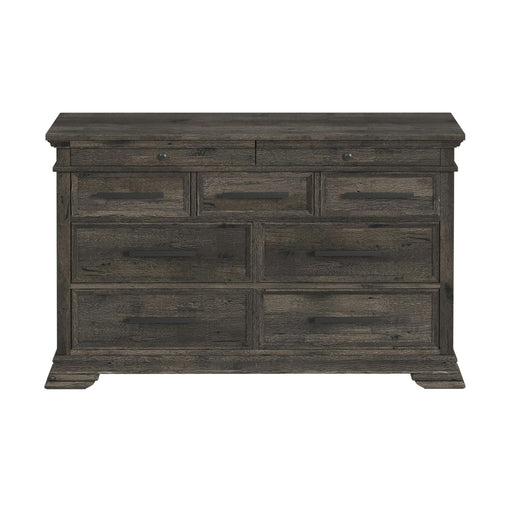 Park Ridge 9-Drawer Dresser in Charcoal - Maxx Save 