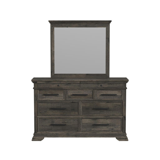 Park Ridge Dresser and Mirror Set in Charcoal - Maxx Save 