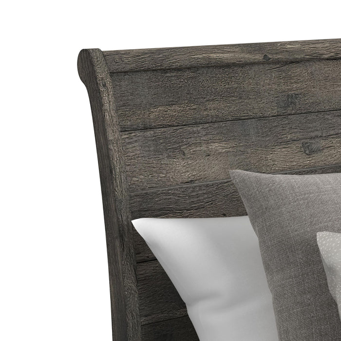 Park Ridge Sleigh Storage Bed - Maxx Save 