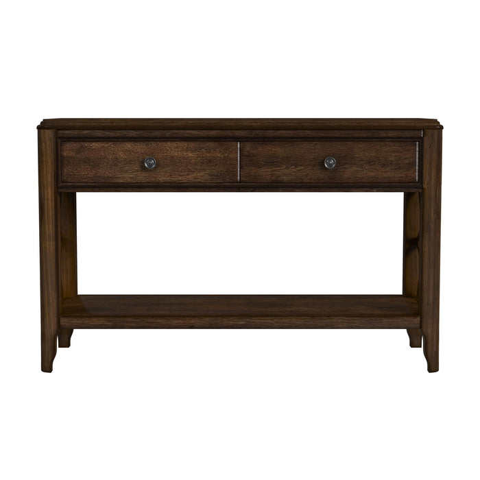 Phillipe Sofa Table in Cherry - Maxx Save 
