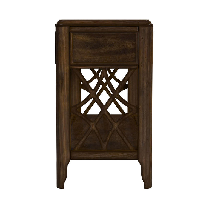 Phillipe Sofa Table in Cherry - Maxx Save 