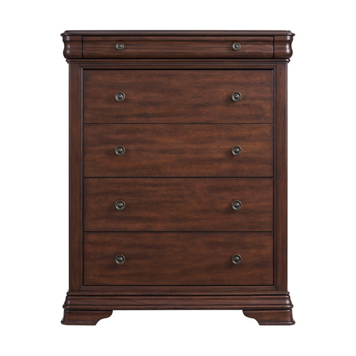 Phillipe 5-Drawer Chest in Cherry - Maxx Save 
