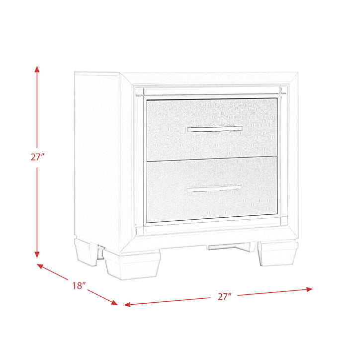Platinum Platform Storage Bedroom Set - Maxx Save 