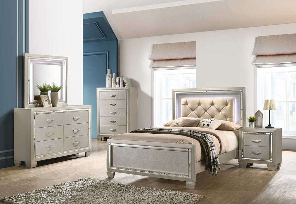 PLATINUM YOUTH PLATFORM BEDROOM SET - Maxx Save 