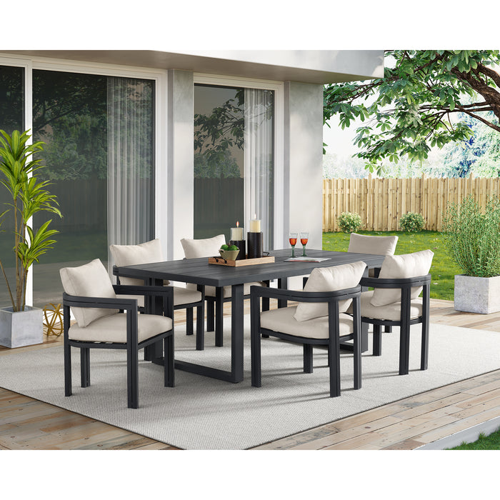 Playa Dining Table - Dark Grey