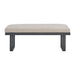 Playa Dining Bench - Dark Grey and Olefin Beige - Maxx Save 