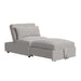 Pluto Chair with kidney pillow, Klik Klak and Pop up in Coronado Grey - Maxx Save 
