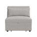 Pluto Chair with kidney pillow, Klik Klak and Pop up in Coronado Grey - Maxx Save 