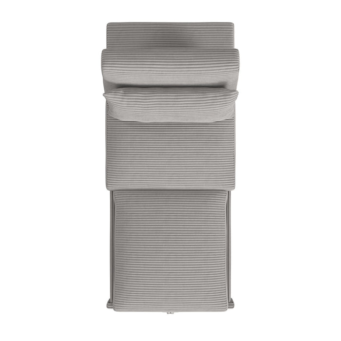 Pluto Chair with kidney pillow, Klik Klak and Pop up in Coronado Grey - Maxx Save 