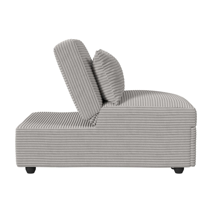 Pluto Chair with kidney pillow, Klik Klak and Pop up in Coronado Grey - Maxx Save 