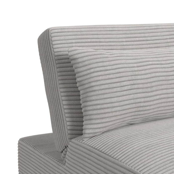 Pluto Chair with kidney pillow, Klik Klak and Pop up in Coronado Grey - Maxx Save 