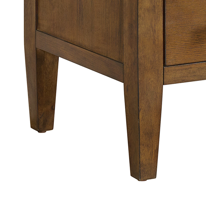 Portico File Cabinet in Brown Oak - Maxx Save 