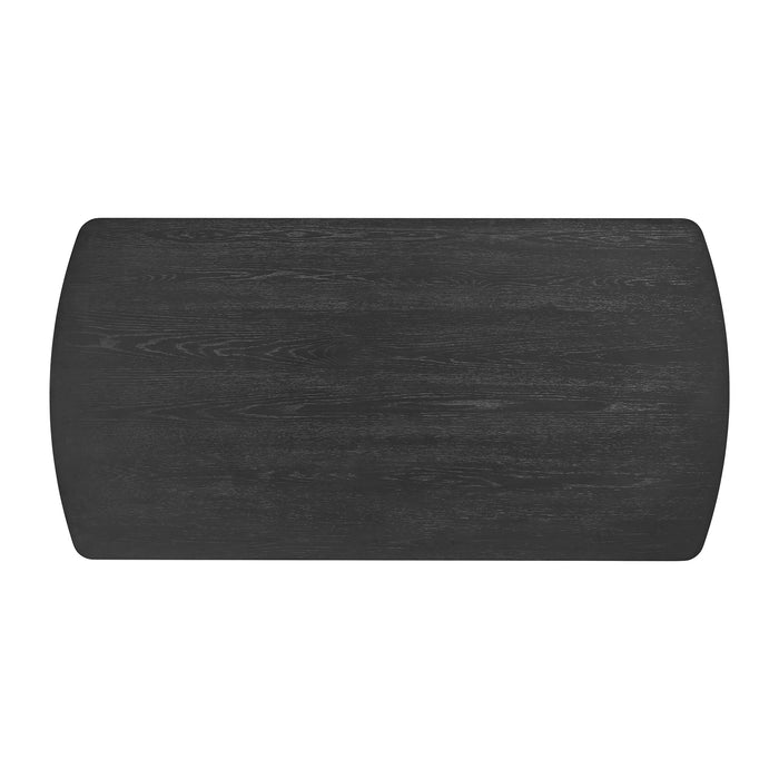 Portland Rectangular Dining Table in Black - Maxx Save 
