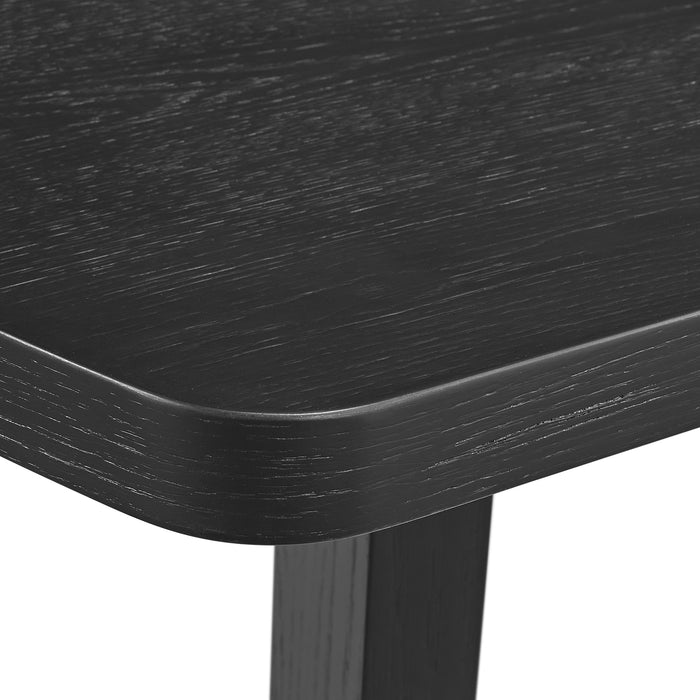 Portland Rectangular Dining Table in Black - Maxx Save 