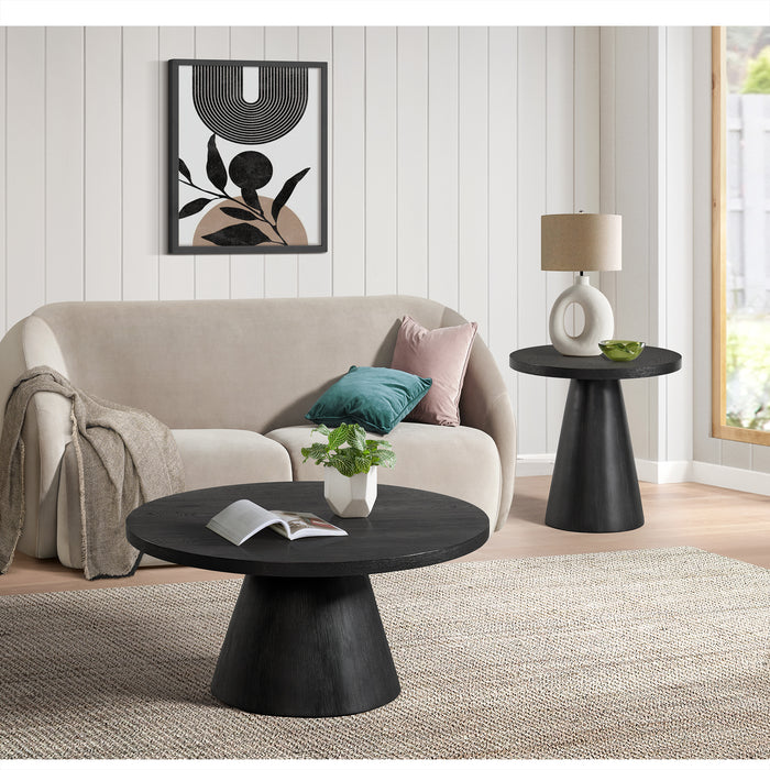 Portland End Table in Black - Maxx Save 