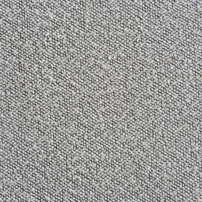 Portland Square Back Barstool with Grey Fabric in Black (2 Per Carton)