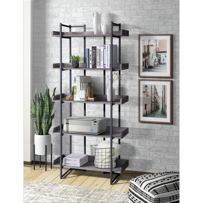 Preston Bookshelf Grey - Maxx Save 