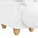 Rabbit Storage Stool in White - Maxx Save 
