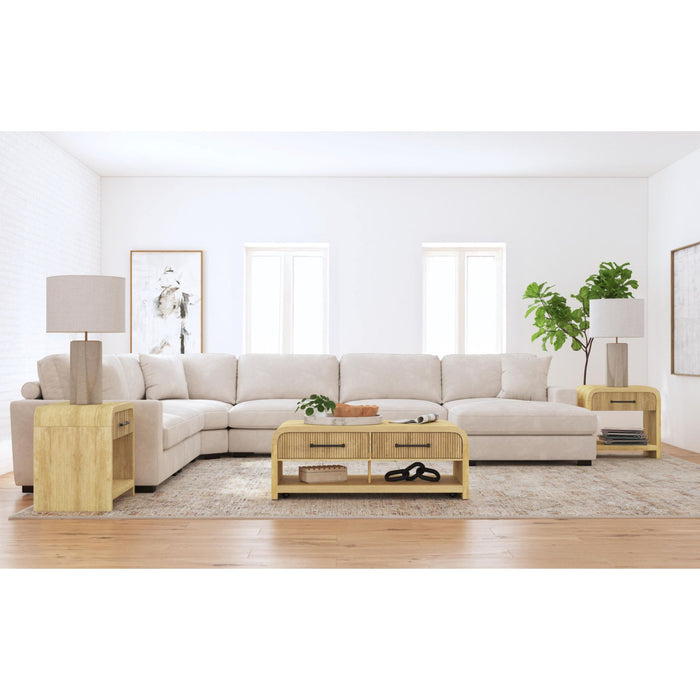 Ridgemont 3PC Occasional Table Set in Natural-Coffee Table & Two End Table - Maxx Save 