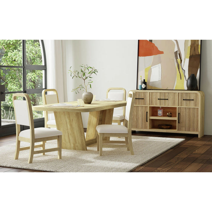 Ridgemont Rectangular Dining Table in Natural - Maxx Save 