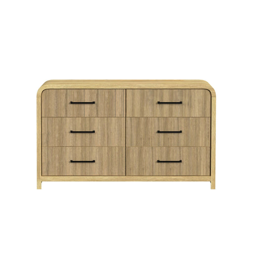 Ridgemont 6-Drawer Dresser in Natural - Maxx Save 