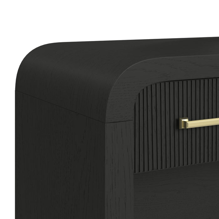 Ridgemont Dressing Table in Black with Grain - Maxx Save 