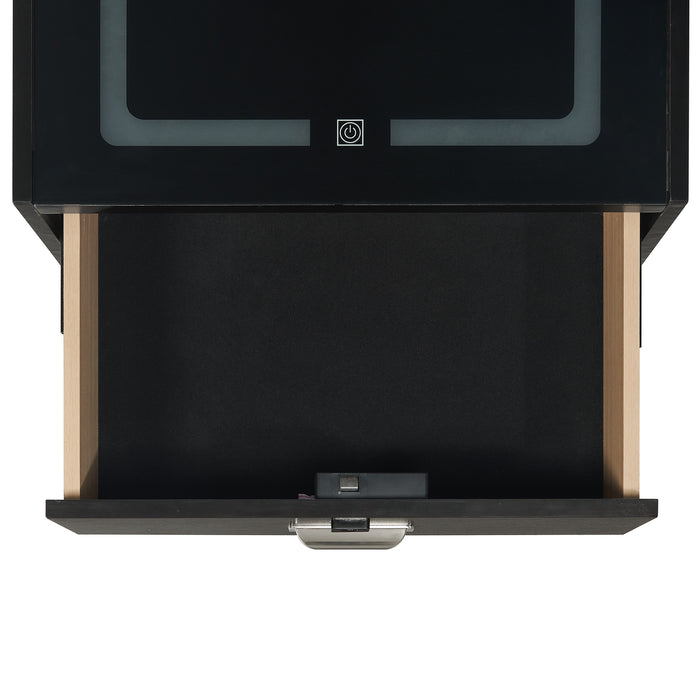 Rio Nightstand with Electronic Features - Maxx Save 