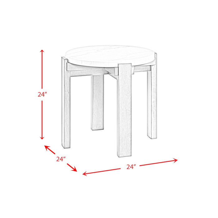 Rosamel 2PC Occasional Table Set-Coffee Table & End Table