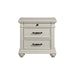 Slater Nightstand w/USB in Antique White - Maxx Save 