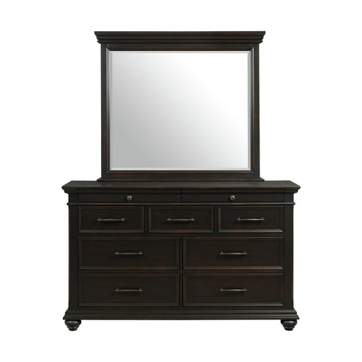 Slater Dresser & Mirror Set Black - Maxx Save 