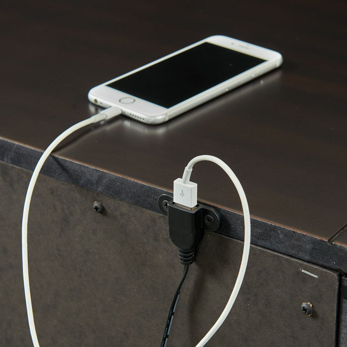 Slater Platform Storage Bedroom Set Black - Maxx Save 