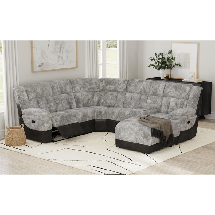 Santorini Console in Dillon/Shire Grey - Maxx Save 