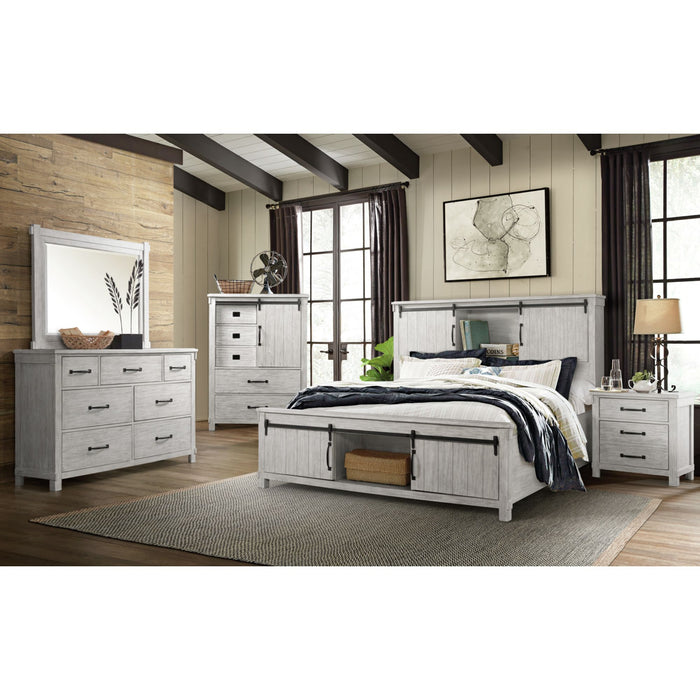 Scott Dresser & Mirror Set White Finish - Maxx Save 