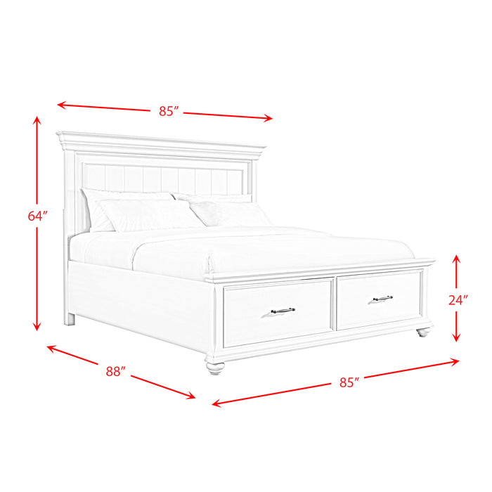 Slater Platform Storage Bedroom Set - Maxx Save 