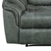 Sorrento 3PC Living Room Set in FB367 Charcoal-Sofa, Loveseat & Recliner - Maxx Save 