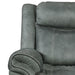 Sorrento Glider Recliner in FB367 Charcoal - Maxx Save 