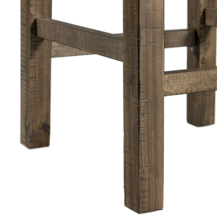 Stone Occasional Bar Table Single Pack Gray Finish (Table + Three Stools) - Maxx Save 